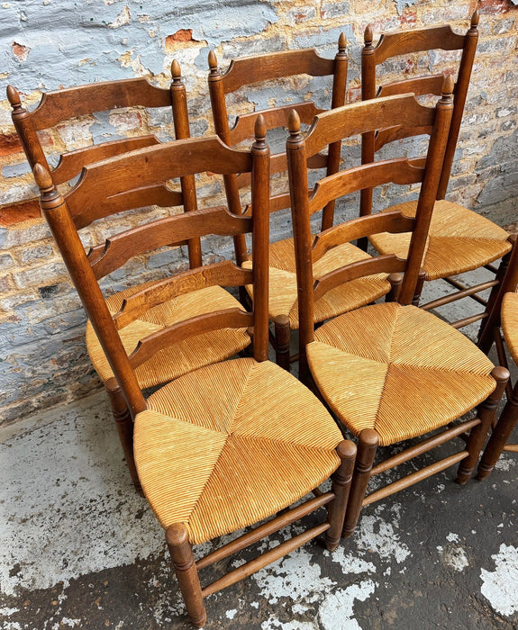 6 chaises rustiques