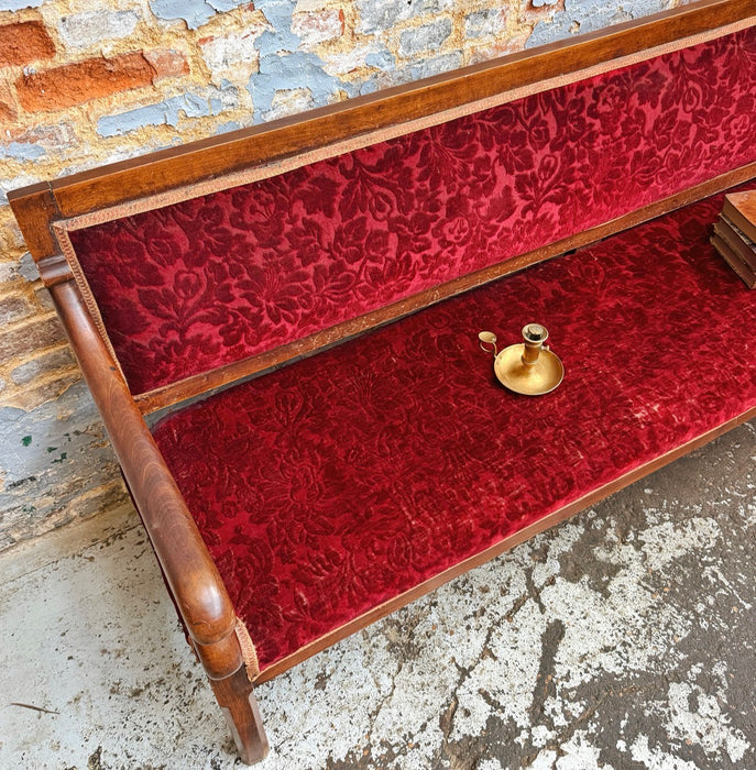 Banquette en noyer