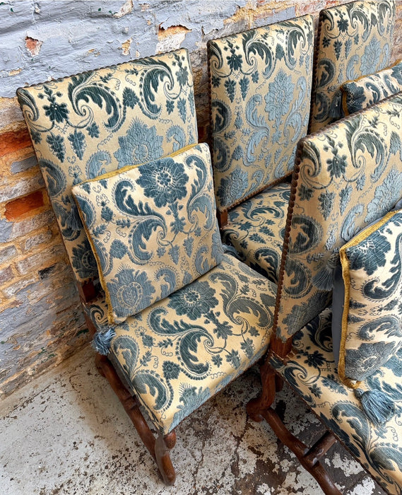 6 chaises os de mouton
