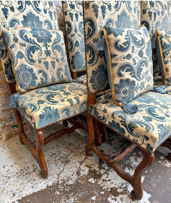6 chaises os de mouton