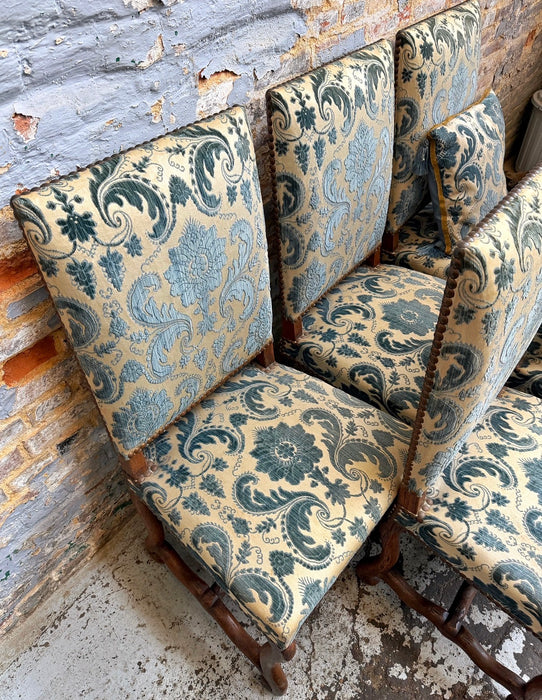 6 chaises os de mouton