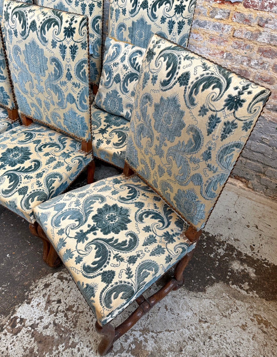 6 chaises os de mouton