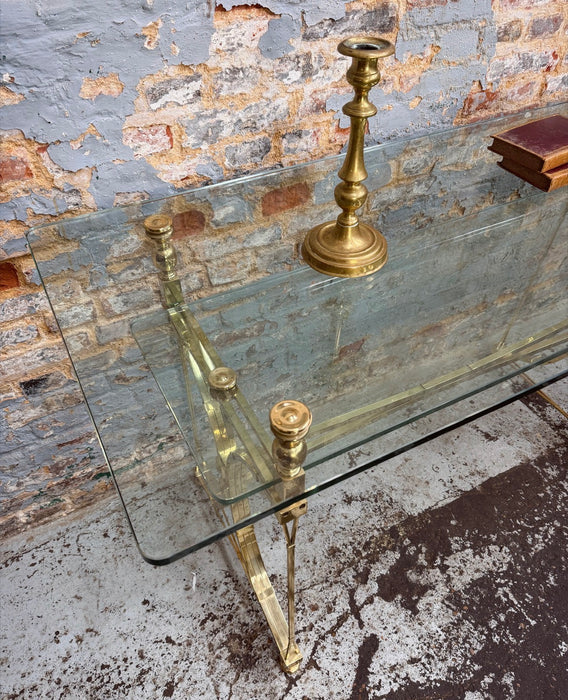 Console en verre