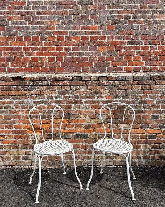 Pair of garden chairs