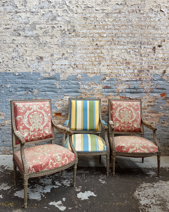 Three armchairs