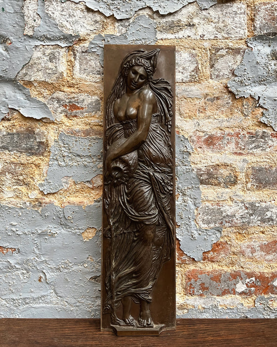 Barbedienne bronze plaque