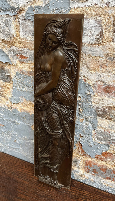 Barbedienne bronze plaque