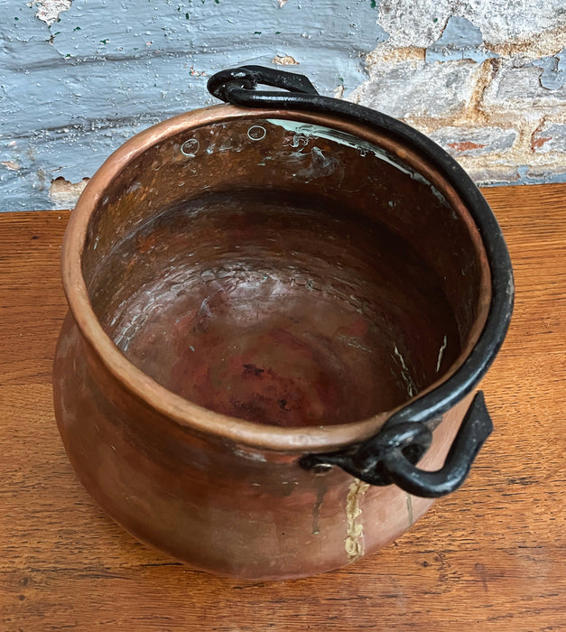 Copper cauldron