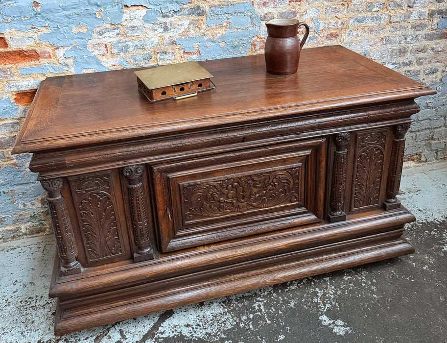 Oak chest