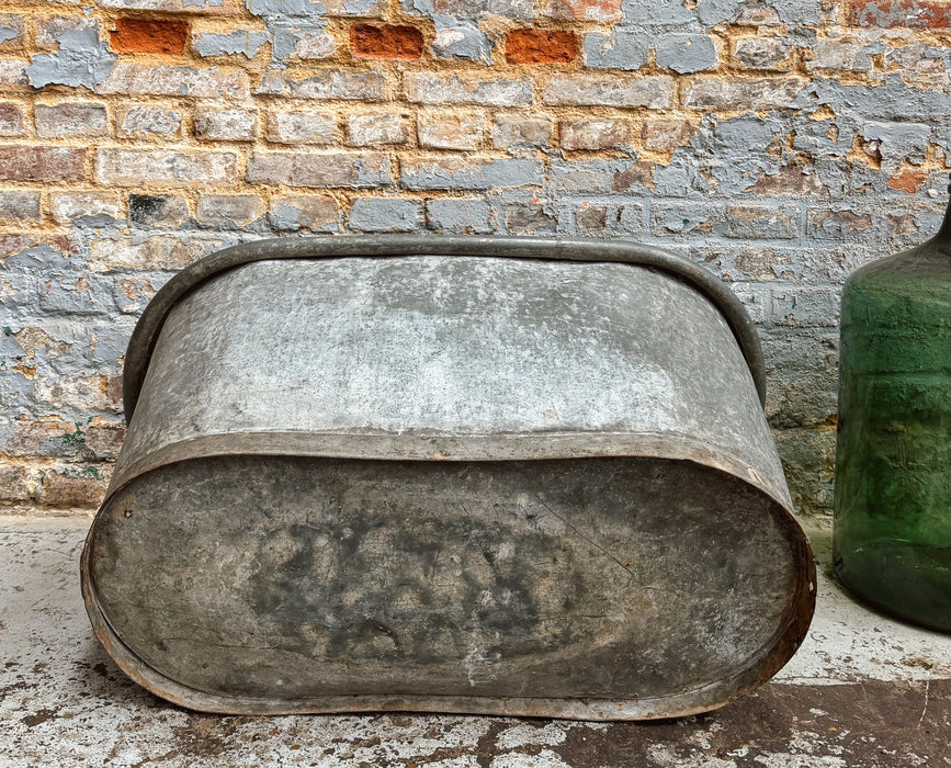 Baignoire en zinc