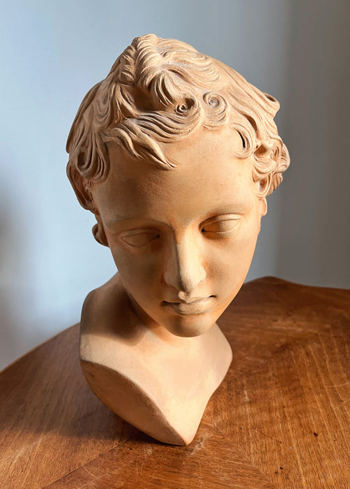 Buste en terre cuite