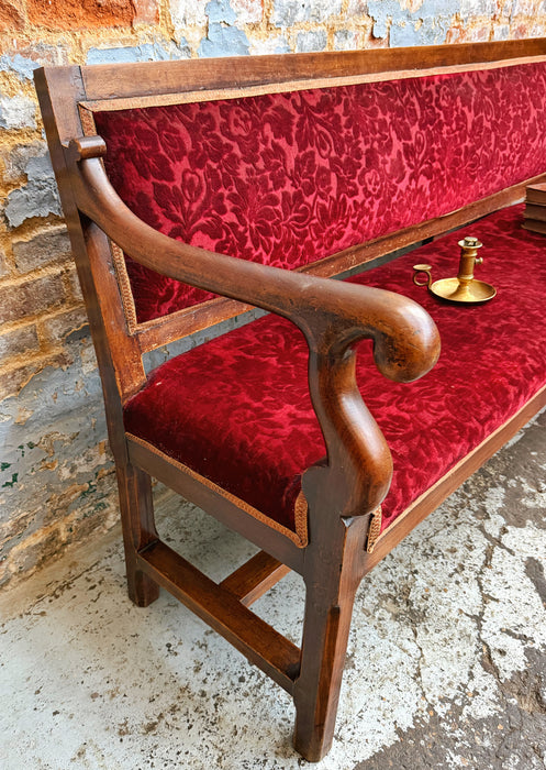 Banquette en noyer