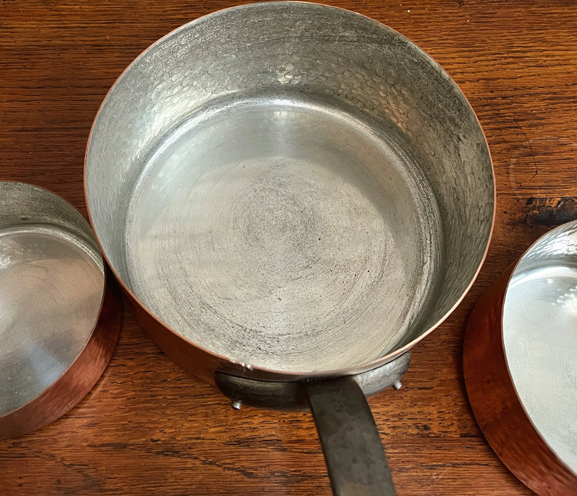 Casseroles en cuivre