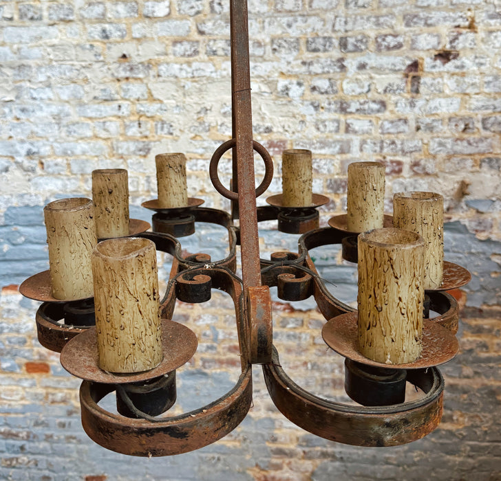 Lustre en fer forgé