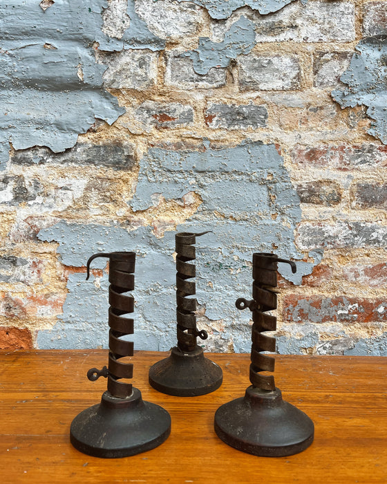 Set of three candlesticks