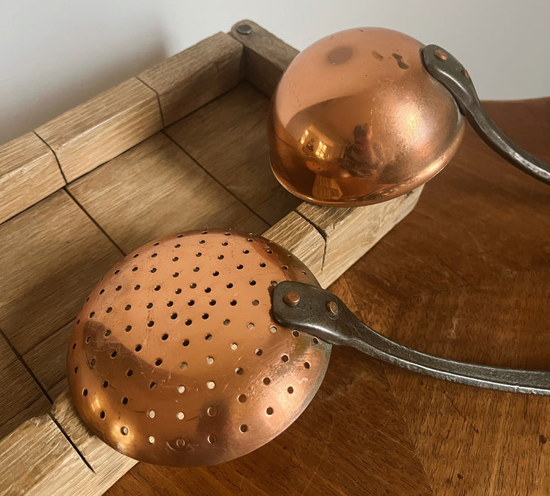 Ustensiles en cuivre