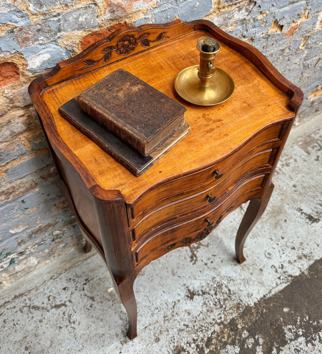 Neo-rustic bedside table