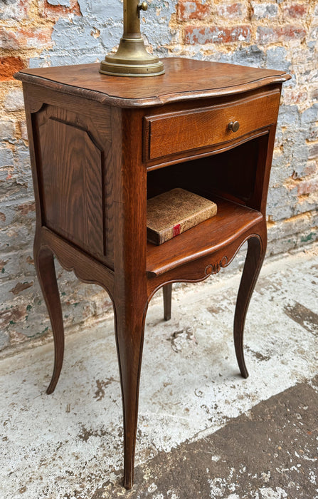 Neo-rustic bedside table