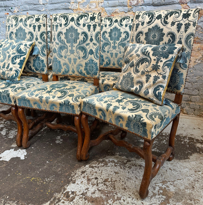 6 chaises os de mouton