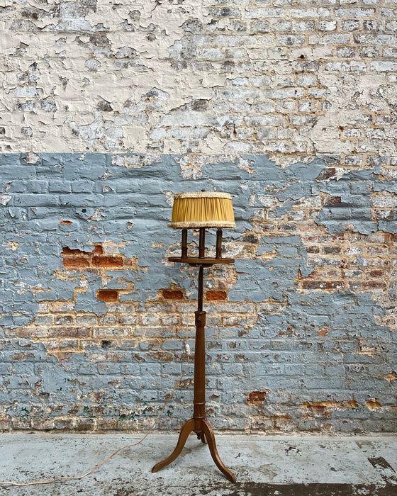 Walnut lamp