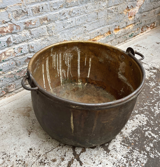 Brass cauldron