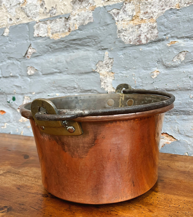 Copper cauldron