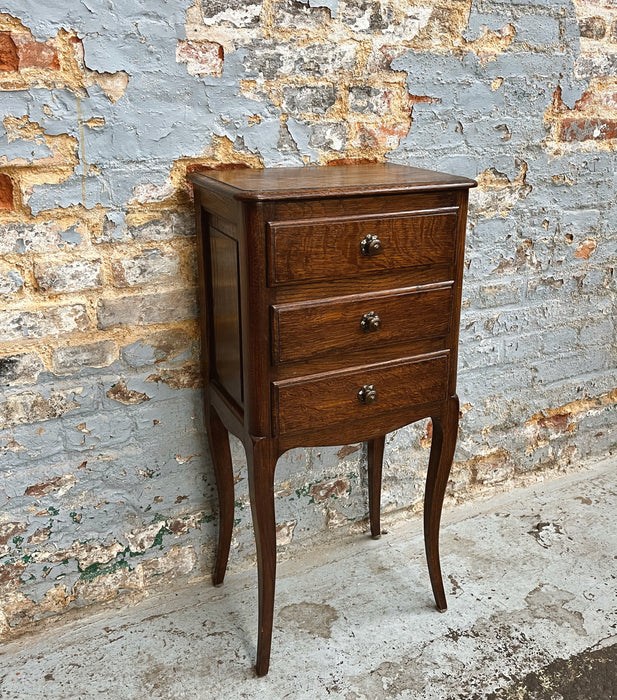 Neo-rustic bedside table