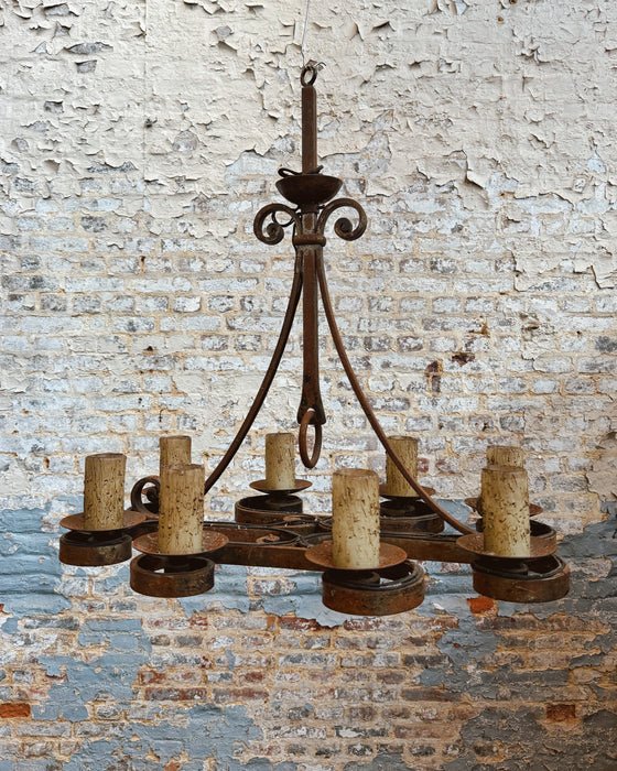 Lustre en fer forgé