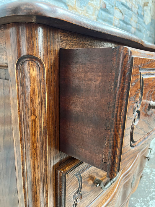 Neo-rustic chest of drawers