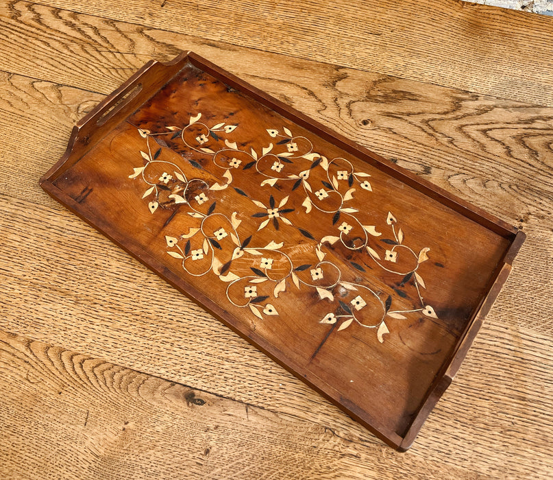 Marquetry tray