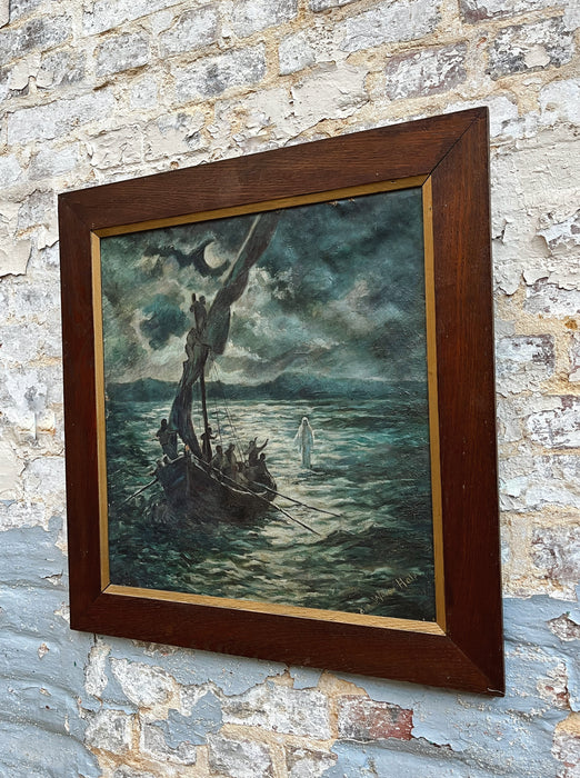 Framed painting