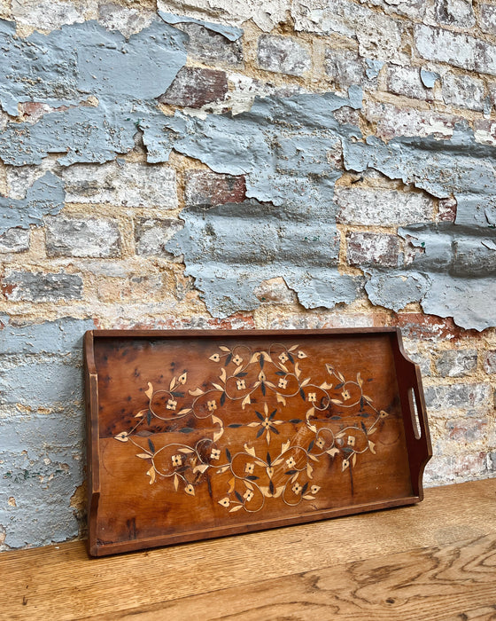 Marquetry tray