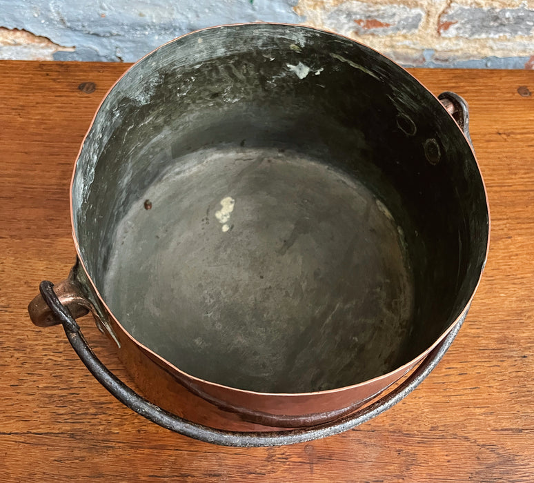 Copper cauldron