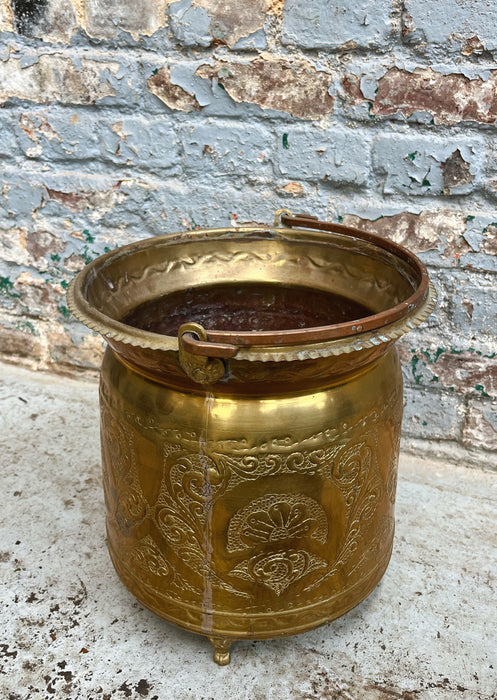 Brass cauldron