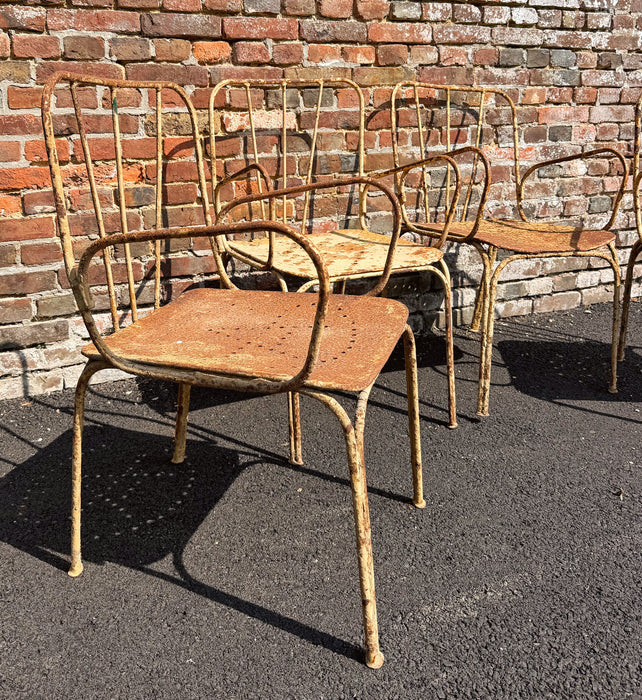 4 chaises de jardin