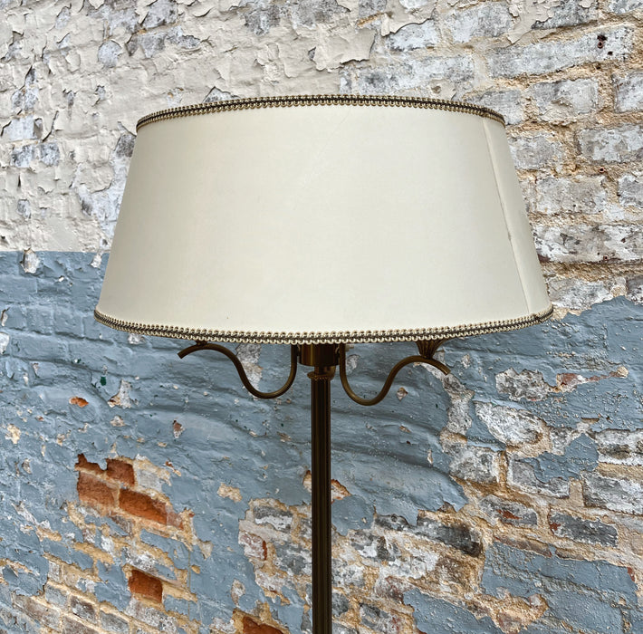 Brass floor lamp