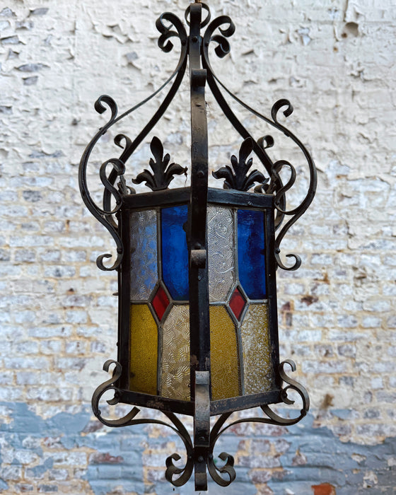 Lanterne en fer forgé
