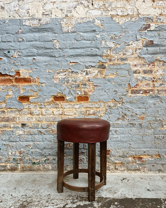 Leather stool