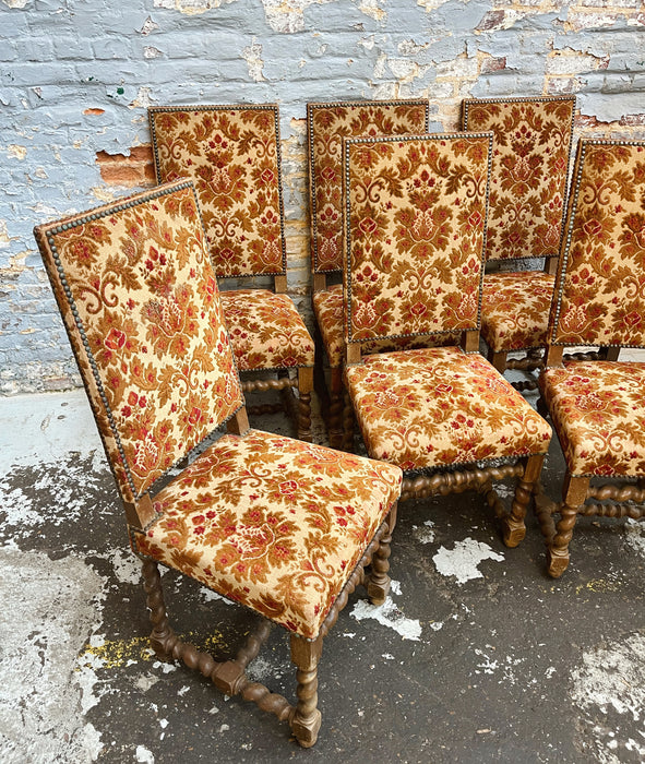 6 Louis XIII chairs