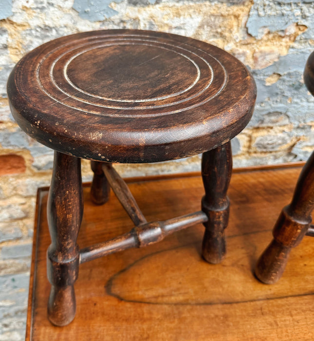Paire de tabourets