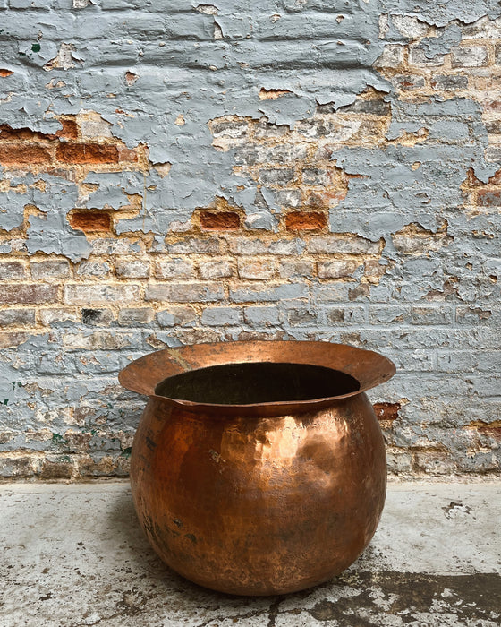 Copper cauldron