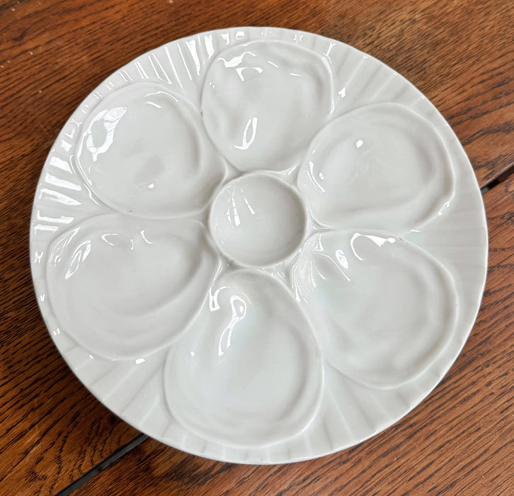 Série d'assiettes à huîtres