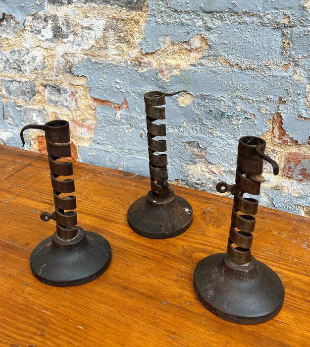 Set of three candlesticks