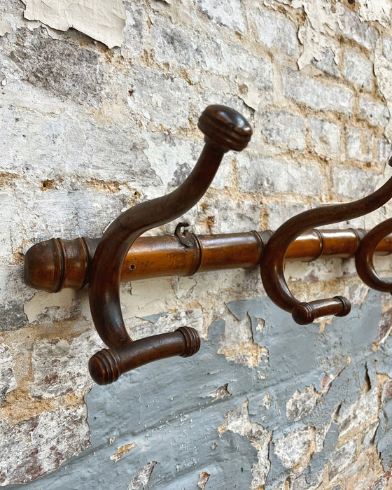 Bamboo coat rack