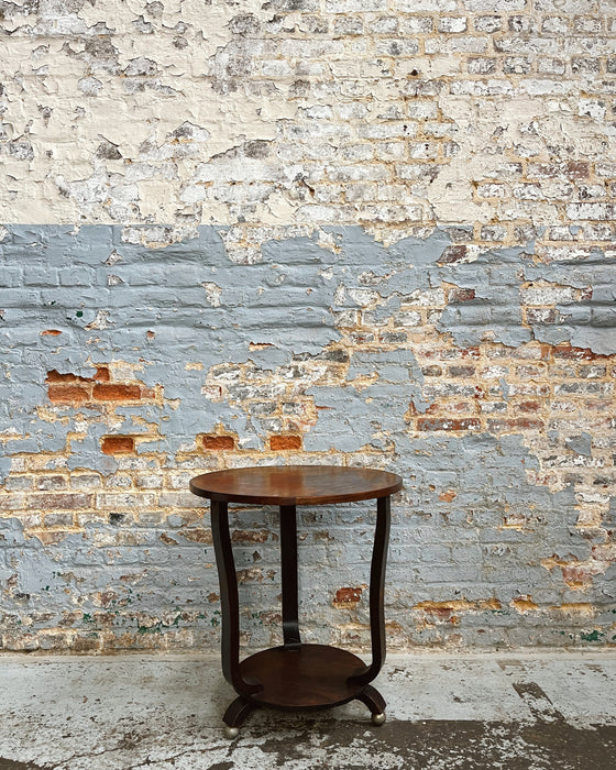 Art deco pedestal table