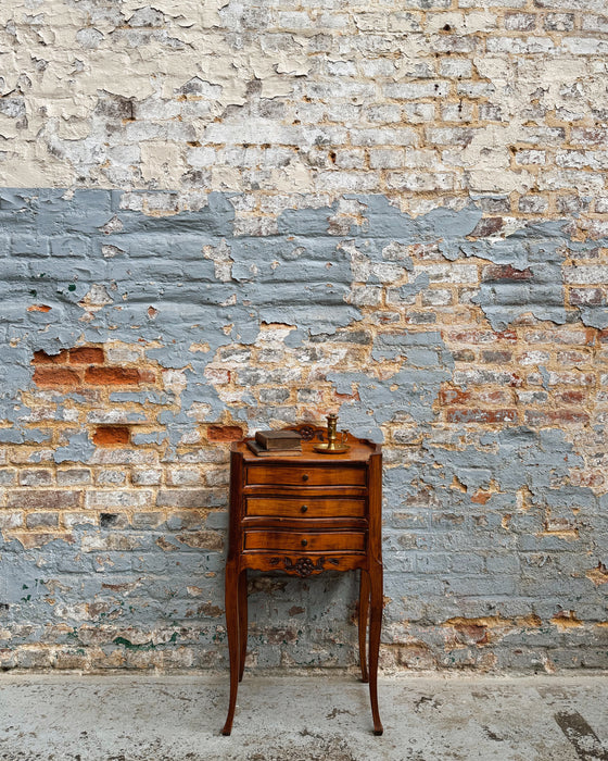 Neo-rustic bedside table