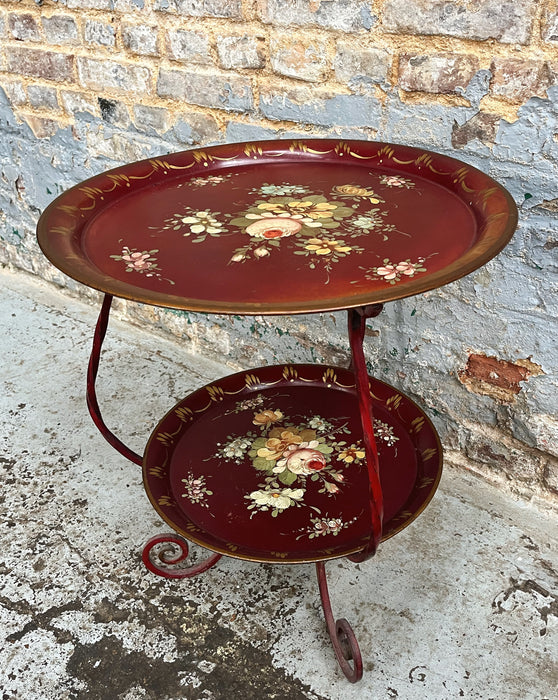 Guéridon en fer forgé