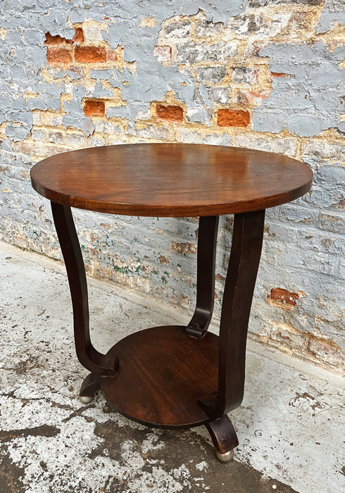 Art deco pedestal table