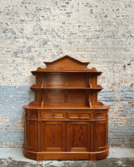 Pitch-pine sideboard