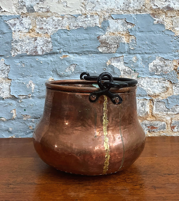 Copper cauldron